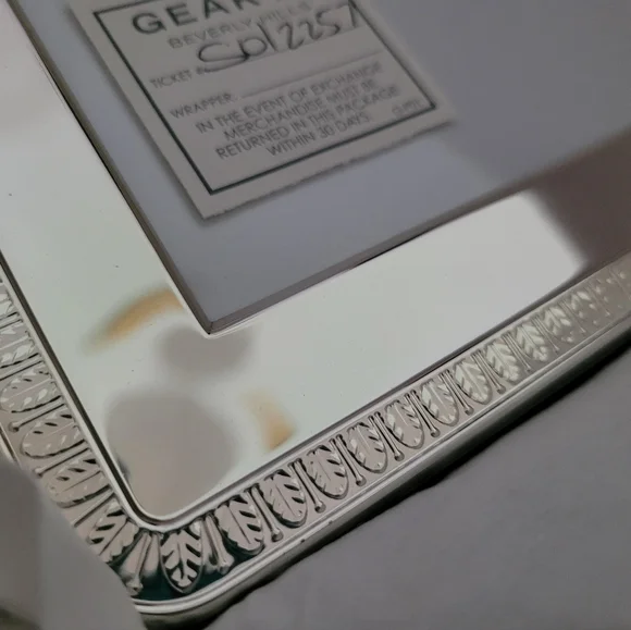 Cristofle Malmaison Silver-Plated 4x6 Picture Frame